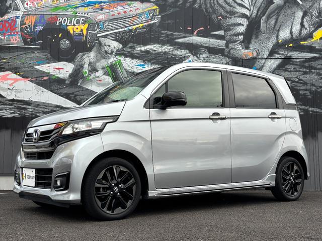 Ｎ－ＷＧＮカスタム Ｇ　ターボＳＳ２トーンカラースタイルパッケージＩＩ　１年保証付　純正ナビ　リアカメラ　ＥＴＣ　前後ドラレコ　フルセグＴＶ　クルーズコントロール　ＨＩＤヘッド　ＬＥＤフォグ　純正１５インチＡＷ　合皮コンビシート　前席シートヒーター　スマートキー２個（11枚目）