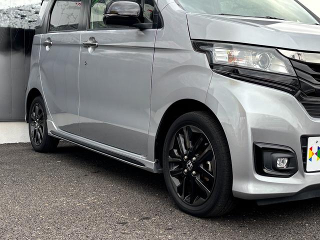 Ｎ－ＷＧＮカスタム Ｇ　ターボＳＳ２トーンカラースタイルパッケージＩＩ　１年保証付　純正ナビ　リアカメラ　ＥＴＣ　前後ドラレコ　フルセグＴＶ　クルーズコントロール　ＨＩＤヘッド　ＬＥＤフォグ　純正１５インチＡＷ　合皮コンビシート　前席シートヒーター　スマートキー２個（19枚目）