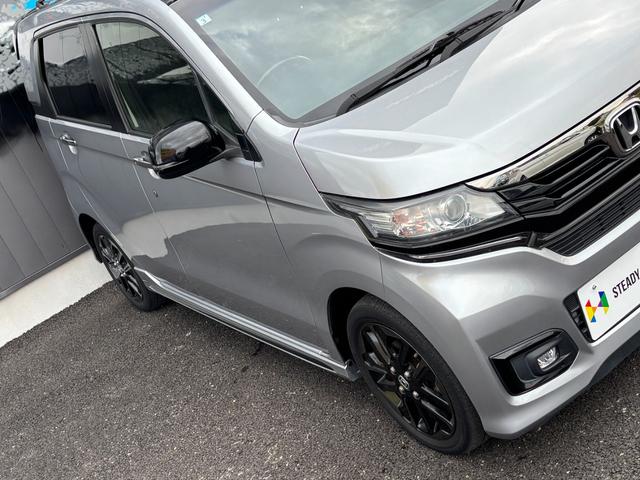 Ｎ－ＷＧＮカスタム Ｇ　ターボＳＳ２トーンカラースタイルパッケージＩＩ　１年保証付　純正ナビ　リアカメラ　ＥＴＣ　前後ドラレコ　フルセグＴＶ　クルーズコントロール　ＨＩＤヘッド　ＬＥＤフォグ　純正１５インチＡＷ　合皮コンビシート　前席シートヒーター　スマートキー２個（21枚目）