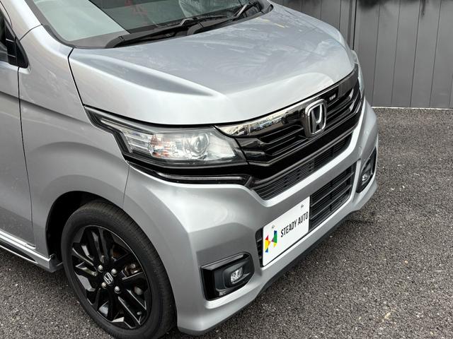 Ｎ－ＷＧＮカスタム Ｇ　ターボＳＳ２トーンカラースタイルパッケージＩＩ　１年保証付　純正ナビ　リアカメラ　ＥＴＣ　前後ドラレコ　フルセグＴＶ　クルーズコントロール　ＨＩＤヘッド　ＬＥＤフォグ　純正１５インチＡＷ　合皮コンビシート　前席シートヒーター　スマートキー２個（23枚目）