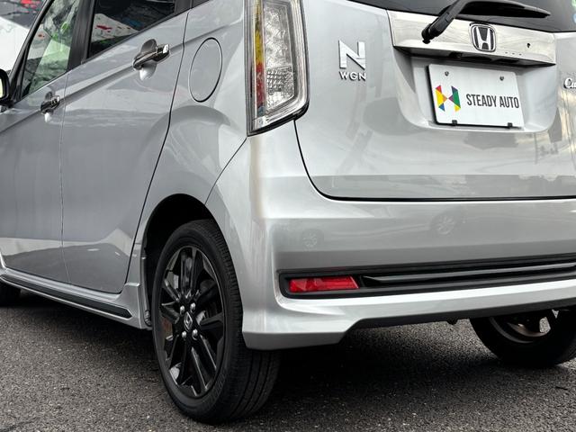 Ｎ－ＷＧＮカスタム Ｇ　ターボＳＳ２トーンカラースタイルパッケージＩＩ　１年保証付　純正ナビ　リアカメラ　ＥＴＣ　前後ドラレコ　フルセグＴＶ　クルーズコントロール　ＨＩＤヘッド　ＬＥＤフォグ　純正１５インチＡＷ　合皮コンビシート　前席シートヒーター　スマートキー２個（36枚目）