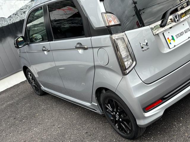 Ｎ－ＷＧＮカスタム Ｇ　ターボＳＳ２トーンカラースタイルパッケージＩＩ　１年保証付　純正ナビ　リアカメラ　ＥＴＣ　前後ドラレコ　フルセグＴＶ　クルーズコントロール　ＨＩＤヘッド　ＬＥＤフォグ　純正１５インチＡＷ　合皮コンビシート　前席シートヒーター　スマートキー２個（40枚目）