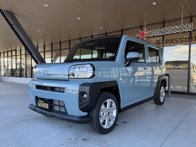 タフト Ｇ　届出済未使用車　衝突被害軽減ブレーキ　コーナーセンサー　スマートキー　ＬＥＤヘッドライト　アイドリングストップ　電子パーキング　ルーフレール　シートヒーター　アルミホイール　バックカメラ（4枚目）