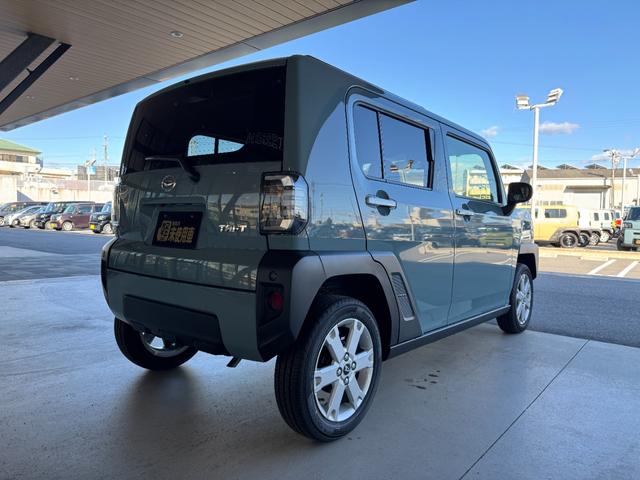 タフト Ｇ　届出済未使用車　衝突被害軽減ブレーキ　コーナーセンサー　スマートキー　ＬＥＤヘッドライト　アイドリングストップ　電子パーキング　ルーフレール　シートヒーター　アルミホイール　バックカメラ（7枚目）