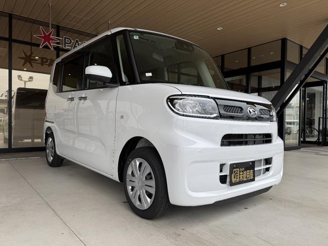 タント Ｘ　届出済未使用車　片側電動スライドドア　衝突被害軽減ブレーキ　コーナーセンサー　スマートキー　バックカメラ　ＬＥＤヘッドライト　アイドリングストップ　ベンチシート　シートヒーター　横滑り防止機能（6枚目）