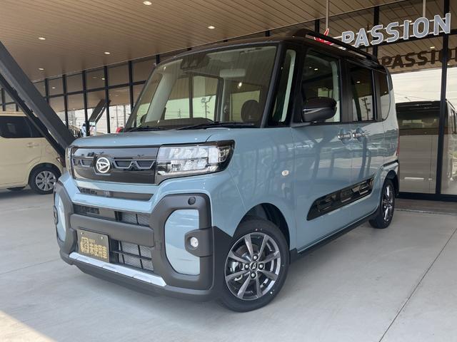 タント ファンクロス　届出済未使用車　両側電動スライドドア　衝突被害軽減ブレーキ　コーナーセンサー　スマートキー　アルミホイール　ルーフレール　ベンチシート　シートヒーター　ＬＥＤヘッドライト　バックカメラ（3枚目）