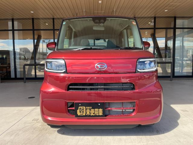 タント Ｌ　届出済未使用車　両側スライドドア　ワイドエントリーナビ　バックカメラ　アイドリングストップ　衝突被害軽減ブレーキ　コーナーセンサー　スマートキー　電動格納ドアミラー　ＬＥＤヘッドライト　オートエアコン（6枚目）