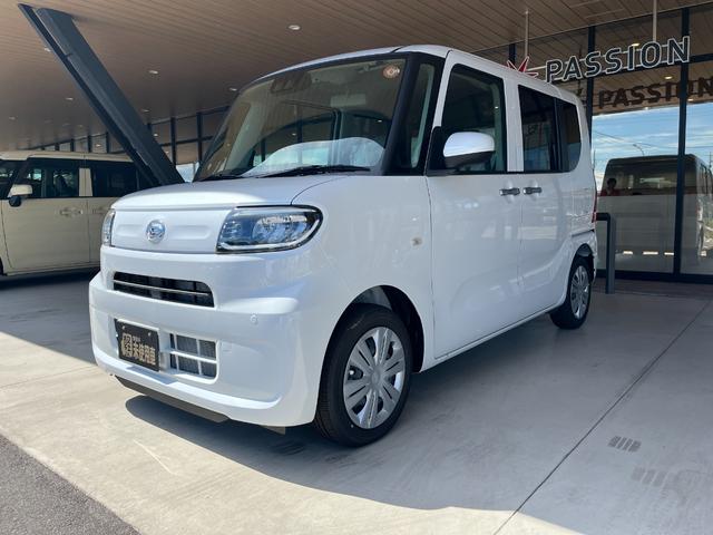 タント Ｌ　届出済未使用車　両側スライドドア　ワイドエントリーナビ　バックカメラ　アイドリングストップ　衝突被害軽減ブレーキ　コーナーセンサー　スマートキー　電動格納ドアミラー　ＬＥＤヘッドライト　オートエアコン（5枚目）