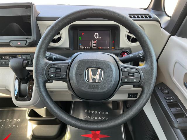 Ｎ－ＢＯＸ ベースグレード　届出済未使用車　片側電動スライドドア　衝突被害軽減ブレーキ　コーナーセンサー　アダクティブクルーズコントロール　アイドリングストップ　スマートキー　ＬＥＤヘッドライト　シートヒーター　バックカメラ（15枚目）