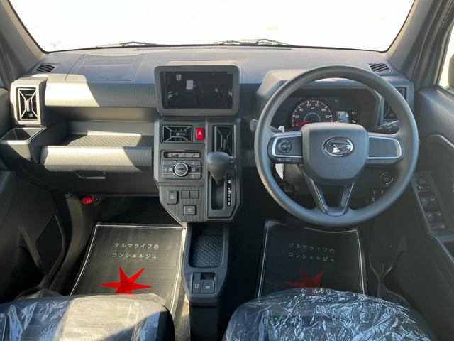タフト Ｘ　届出済未使用車　衝突被害軽減ブレーキ　コーナーセンサー　スマートキー　バックカメラ　アイドリングストップ　電動格納ドアミラー　オートエアコン　ＬＥＤヘッドライト　横滑り防止機能　光軸調整機能（12枚目）