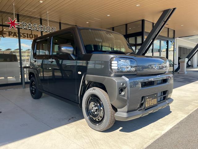 タフト Ｘ　届出済未使用車　衝突被害軽減ブレーキ　コーナーセンサー　スマートキー　バックカメラ　アイドリングストップ　電動格納ドアミラー　オートエアコン　ＬＥＤヘッドライト　横滑り防止機能　光軸調整機能（7枚目）