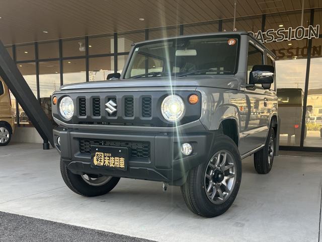 ジムニー XC 届出済未使用車 衝突被害軽減ブレーキ コーナーセンサー スマートキー シートヒーター クルーズコントロール アイドリングストップ LEDヘッドライト アルミホイール 電動格納ドアミラー オートエアコン(4枚目)