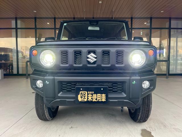 ジムニー XC 届出済未使用車 衝突被害軽減ブレーキ コーナーセンサー スマートキー シートヒーター クルーズコントロール アイドリングストップ LEDヘッドライト アルミホイール 電動格納ドアミラー オートエアコン(6枚目)