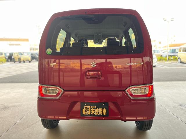 ワゴンR FX 届出済未使用車 衝突被害軽減ブレーキ コーナーセンサー スマートキー シートヒーター 電動格納ドアミラー セキュリティアラーム 横滑り防止機能 ベンチシート オートエアコン パワーウインドウ(9枚目)