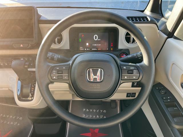 Ｎ－ＢＯＸ ベースグレード　届出済未使用車　片側電動スライドドア　衝突被害軽減ブレーキ　コーナーセンサー　アダクティブクルーズコントロール　アイドリングストップ　スマートキー　ＬＥＤヘッドライト　シートヒーター　バックカメラ（15枚目）