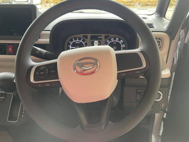 ムーヴキャンバス ストライプスＧ　届出済未使用車　両側電動スライドドア　衝突被害軽減ブレーキ　コーナーセンサー　スマートキー　アイドリングストップ　シートヒーター　ＬＥＤヘッドライト　バックカメラ　ベンチシート　パワーウインドウ（14枚目）