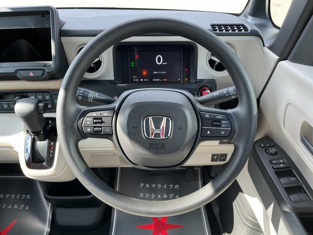 Ｎ－ＢＯＸ ベースグレード　届出済未使用車　片側電動スライドドア　衝突被害軽減ブレーキ　コーナーセンサー　アダクティブクルーズコントロール　アイドリングストップ　スマートキー　ＬＥＤヘッドライト　シートヒーター　バックカメラ（15枚目）