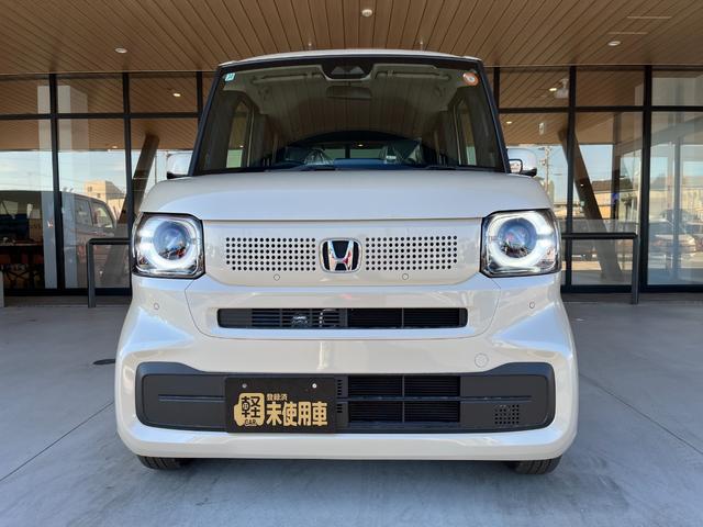 Ｎ－ＢＯＸ ファッションスタイル　届出済未使用車　両側電動スライドドア　衝突被害軽減ブレーキ　コーナーセンサー　スマートキー　アイドリングストップ　アダクティブクルーズコントロール　ＬＥＤヘッドライト　シートヒーター　オートエアコン（6枚目）