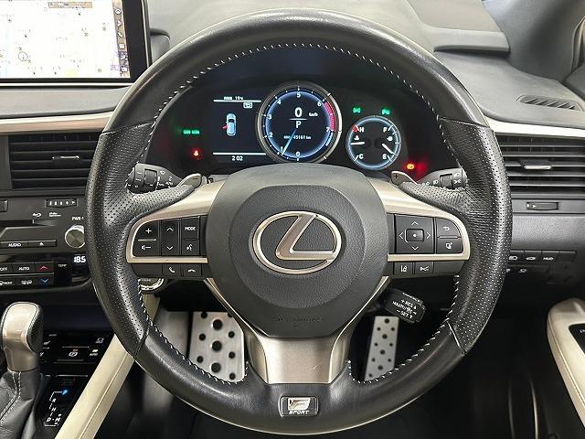 ＲＸ２００ｔ　“Ｆ　ＳＰＯＲＴ”　３眼ＬＥＤライト　フルセグＴＶ　バックカメラ　ＢＳＭ　ＨＵＤ　ＥＴＣ　ドライブレコーダー　レーダークルーズ　シートヒーター＆ベンチレーション　白革シート　電動リアゲート　純正アルミ　シートメモリ(42枚目)