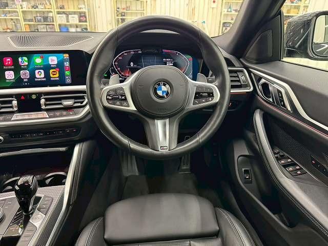 4シリーズ 420d xDriveグランクーペ Mスポーツ 黒革シート/オプション19inアルミ/ハイラインPKG/カーボンファイバーインパネ/シートヒーター/AppleCarPlay/電動リアゲート/ETC/クリアランスソナー/ドライブレコーダー/電動シート(77枚目)