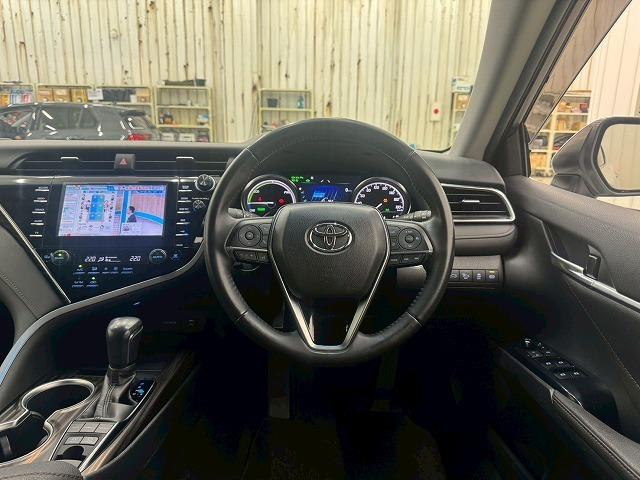 カムリ Ｇレザーパッケージ　ＴＲＤアルミ／モデリスタエアロ／黒革シート／フルセグＴＶ／シートヒーター／レーダークルーズ／ブラインドスポット／クリアランスソナー／ヘッドアップディスプレイ／ブレーキホールド／ＬＥＤライト／プッシュス（73枚目）