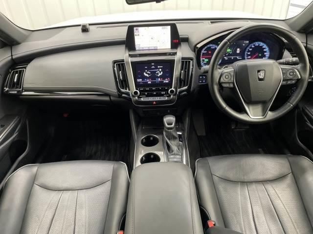 クラウンハイブリッド ＲＳアドバンス　黒革シート／全周囲カメラ／デジタルインナーミラー／シートヒーター＆ベンチレーション／ドライブレコーダー／ステアリングヒーター／クリアランスソナー／レーダークルーズ／ブライドスポット／ドライブレコーダー（2枚目）