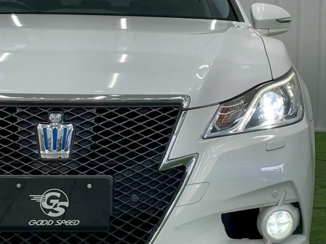 クラウンハイブリッド アスリートG サンルーフ/黒革シート/シートヒーター&ベンチレーション/クリアランスソナー/ステアリングヒーター/電動シート/シートメモリ/オートマチックハイビーム/プッシュスタート/ウインカーミラー/純正アルミ/(18枚目)