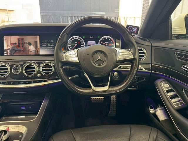 Sクラス S300h AMGライン サンルーフ/ラグジュアリーPKG/黒革シート/全周囲カメラ/電動リアゲート/レーダークルーズ/ブラインドスポット/クリアランスソナー/ヘッドアップディスプレイ/シートヒーター/フルセグTV/純正アルミ(45枚目)
