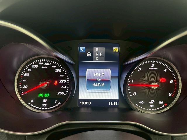 Cクラス C220dアバンギャルド AMGライン フルセグTV/黒革シート/バックカメラ/19inアルミ/レーダーセーフティPKG/シートヒーター/ブラインドスポット/クリアランスソナー/パドルシフト/ドライブレコーダー/シートメモリ/プッシュスター(45枚目)