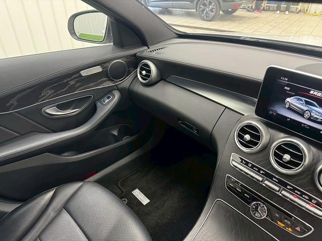 Cクラス C220dアバンギャルド AMGライン フルセグTV/黒革シート/バックカメラ/19inアルミ/レーダーセーフティPKG/シートヒーター/ブラインドスポット/クリアランスソナー/パドルシフト/ドライブレコーダー/シートメモリ/プッシュスター(74枚目)