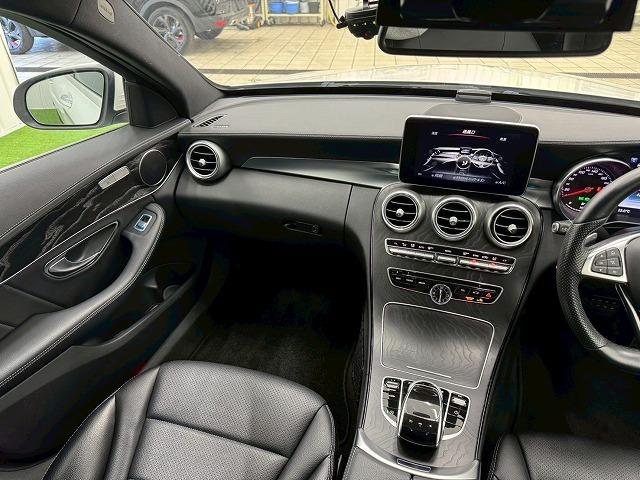 Cクラス C220dアバンギャルド AMGライン フルセグTV/黒革シート/バックカメラ/19inアルミ/レーダーセーフティPKG/シートヒーター/ブラインドスポット/クリアランスソナー/パドルシフト/ドライブレコーダー/シートメモリ/プッシュスター(75枚目)