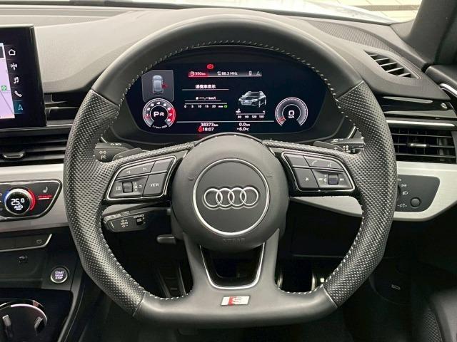 Ａ４アバント ３５ＴＦＳＩ　Ｓライン　ＳラインプラスＰＫＧ／マトリクスＬＥＤヘッドライト／アシスタンスＰＫＧ／ワイヤレス充電／シートヒーター／シートメモリ／ＡｐｐｌｅＣａｒＰｌａｙ／ＥＴＣ／電動リアゲート／パドルシフト／レーダークルーズ（44枚目）
