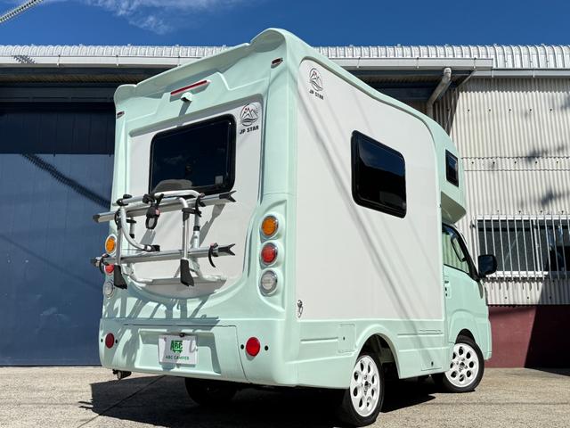 ハイゼットトラック 　ＪＰスター　ハッピーワンプラス　エアコン　リチウム４００Ａｈ　足回り強化　４ＷＤ　ソーラーパネル　ＦＦヒーター　冷蔵庫　電子レンジ　インバーター　スマートアシスト　ＪＰＳＴＡＲ－Ｈａｐｐｙ１＋（2枚目）