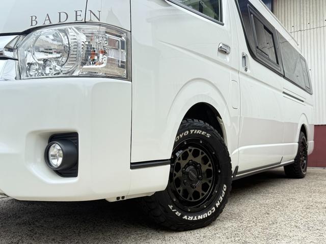 ハイエースバン  トイファクトリー バーデン グランデ ディーゼル 4WD カーサホームスタイルエディション 家庭用エアコン レカロシート FFヒーター 冷蔵庫 1500Wインバーター アルパインビッグX MAXファン(37枚目)