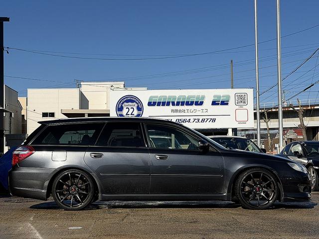 レガシィツーリングワゴン ２．０ｉ　Ｂスポーツ　ＢＬＩＴＺ　ＤＡＭＰＥＲ　ＺＺ－Ｒ　ＳＴＩ　ＳＰＯＲＴ　ＭＵＦＦＬＥＲ　ＴＷ　ＳＴＩ　フロントアンダースポイラー　ＥＭＯＴＩＯＮ　ＦＵＫＵＯＫＡ　Ｍｉｒａｇｅ　Ｒｅａｒ　Ｂｕｍｐｅｒ　１９ｉｎｔ　ＡＷ（12枚目）