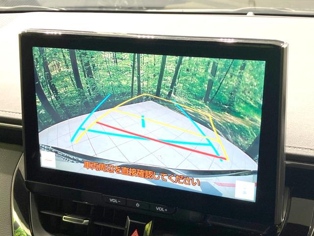 カローラツーリング ハイブリッド　ダブルバイビー　純正１０．５インチナビ　禁煙車　ブラックレザーシート　衝突被害軽減システム　１００Ｖ電源　バックカメラ　レーダークルーズ　コーナーセンサー　スマートキー　ＬＥＤヘッド　ＥＴＣ２．０　オートハイビーム（4枚目）