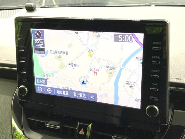 カローラツーリング ハイブリッド　ダブルバイビー　禁煙車　純正ディスプレイオーディオ　バックカメラ　衝突被害軽減システム　レーダークルーズ　前席シートヒーター　コーナーセンサー　ＬＥＤヘッドライト　ＥＴＣ２．０　オートライト　オートエアコン（3枚目）