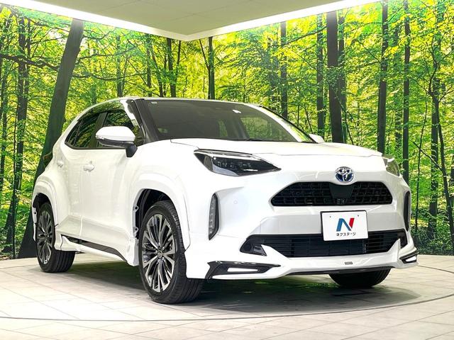 ヤリスクロス ハイブリッドＺ　禁煙車　モデリスタエアロ　全周囲カメラ　ＢＳＭ　ハンズフリーパワーバックドア　純正８型ＤＡ　１００Ｖ電源　レーダークルーズ　ハーフレザーシート　シートヒーター　パワーシート　ドラレコ　ＬＥＤヘッド（16枚目）
