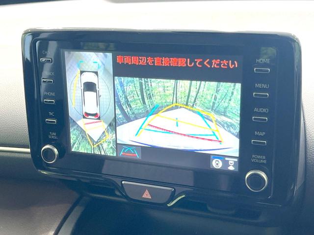 ヤリスクロス ハイブリッドＺ　純正８型ディスプレイオーディオ　ナビキット　全周囲カメラ　セーフティセンス　レーダークルーズ　禁煙車　２トーンカラー　ハーフレザーシート　パワーシート　ドラレコ　コーナーセンサー　ＬＥＤヘッド　ＥＴＣ（5枚目）