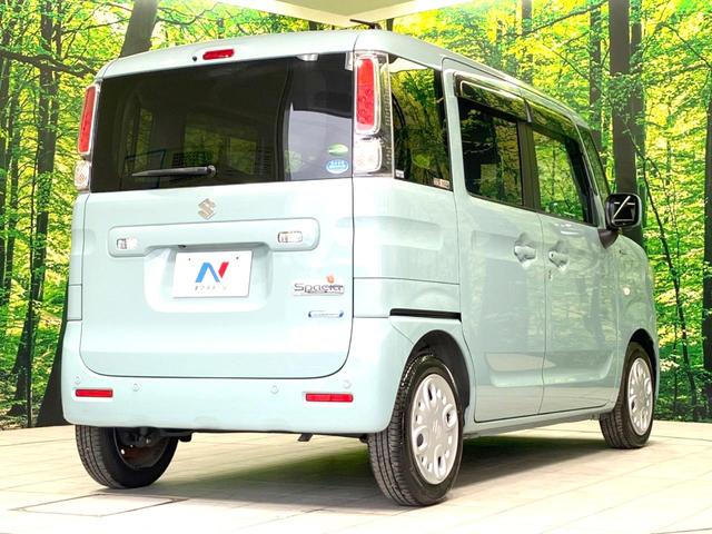 スペーシア ハイブリッドＸ　禁煙車　両側電動ドア　純正ＳＤナビ　全周囲カメラ　衝突被害軽減システム　シートヒーター　ドラレコ　コーナーセンサー　スマートキー　ビルトインＥＴＣ　オートライト　オートエアコン　純正１４インチアルミ（17枚目）