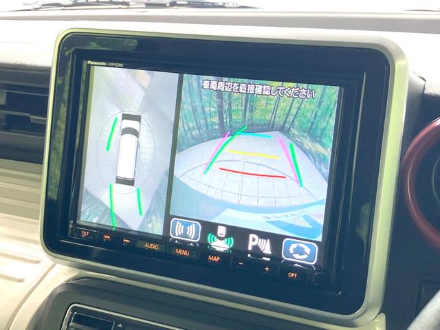 スペーシア ハイブリッドＸ　禁煙車　両側電動ドア　純正ＳＤナビ　全周囲カメラ　衝突被害軽減システム　シートヒーター　ドラレコ　コーナーセンサー　スマートキー　ビルトインＥＴＣ　オートライト　オートエアコン　純正１４インチアルミ（60枚目）