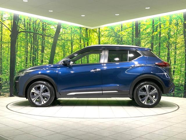 キックス X 禁煙車 純正9型SDナビ 全周囲カメラ 衝突被害軽減システム レーダークルーズ ハーフレザーシート ドラレコ コーナーセンサー スマートキー LEDヘッド ルーフレール ビルトインETC(26枚目)