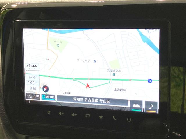 ソリオバンディット ハイブリッドMV 禁煙車 両側電動ドア 純正SDナビ 全周囲カメラ 衝突被害軽減システム レーダークルーズ シートヒーター ドラレコ コーナーセンサー LEDヘッドライト スマートキー Bluetooth オートライト(34枚目)