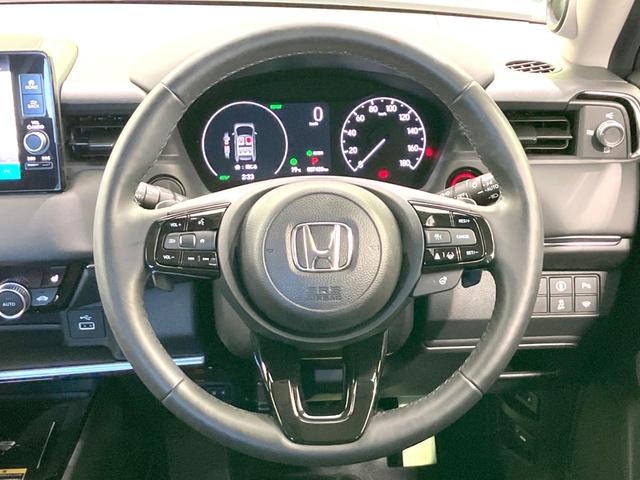 ヴェゼル e:HEV Z 禁煙車 純正9型ナビ 全周囲カメラ 衝突被害軽減システム レーダークルーズ BSM 電動リアゲート ハーフレザー ドラレコ ステアリングヒーター ETC2.0 オートライト デュアルエアコン(11枚目)