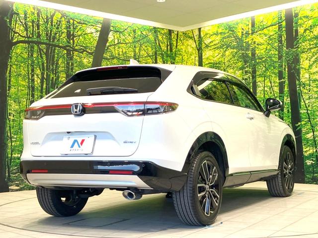 ヴェゼル e:HEV Z 禁煙車 純正9型ナビ 全周囲カメラ 衝突被害軽減システム レーダークルーズ BSM 電動リアゲート ハーフレザー ドラレコ ステアリングヒーター ETC2.0 オートライト デュアルエアコン(17枚目)