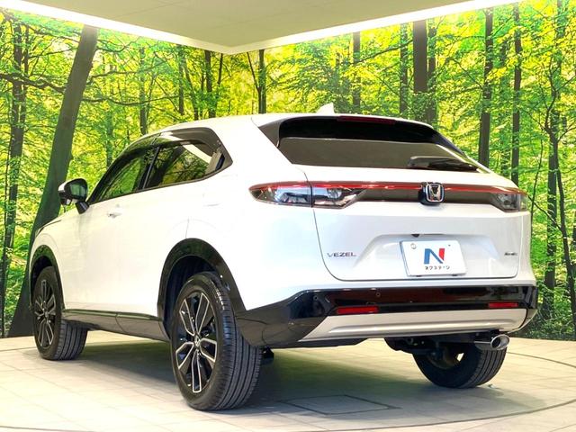 ヴェゼル e:HEV Z 禁煙車 純正9型ナビ 全周囲カメラ 衝突被害軽減システム レーダークルーズ BSM 電動リアゲート ハーフレザー ドラレコ ステアリングヒーター ETC2.0 オートライト デュアルエアコン(26枚目)