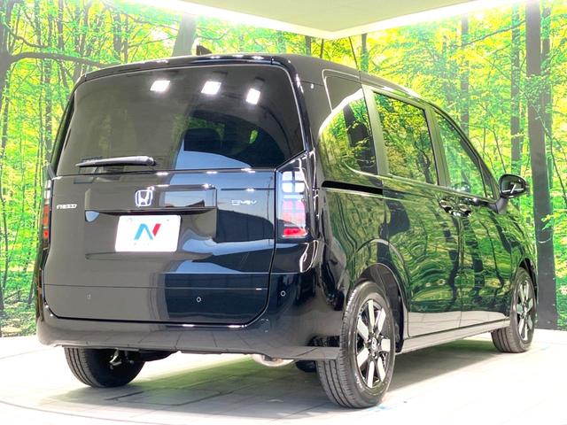 フリード e:HEVエアー EX 登録済未使用車 両側電動ドア 衝突被害軽減システム レーダークルーズ ハーフレザーシート コーナーセンサー スマートキー LEDヘッド 車線逸脱警報 オートライト オートエアコン(18枚目)