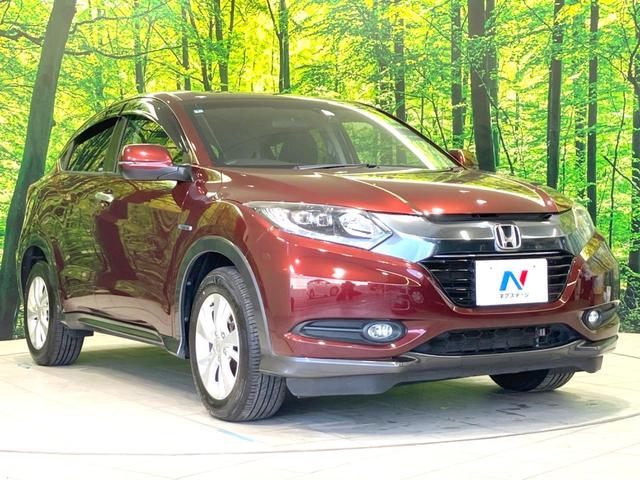 ヴェゼル ハイブリッドX 禁煙車 SDナビ 衝突被害軽減ブレーキ 前席シートヒーター パドルシフト オートエアコン LEDヘッドライト オートライト ETC ドライブレコーダー Bluetooth接続 スマートキー(18枚目)