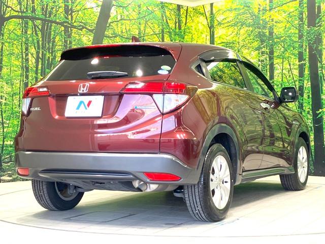 ヴェゼル ハイブリッドX 禁煙車 SDナビ 衝突被害軽減ブレーキ 前席シートヒーター パドルシフト オートエアコン LEDヘッドライト オートライト ETC ドライブレコーダー Bluetooth接続 スマートキー(19枚目)