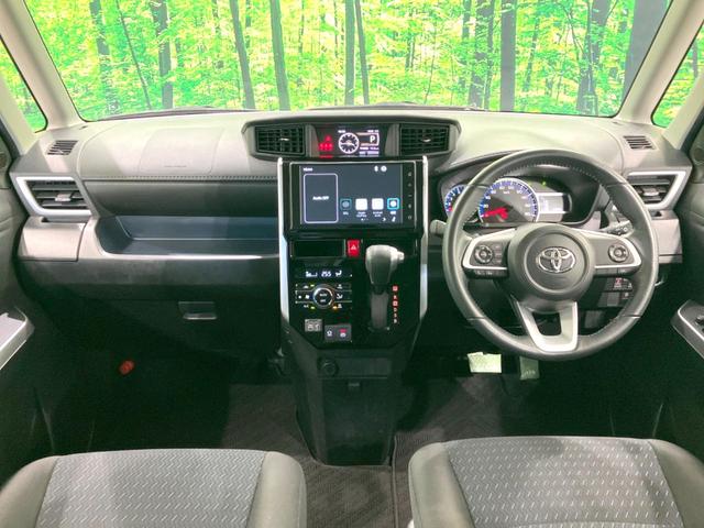 ルーミー カスタムＧ　禁煙車　両側電動ドア　純正９型ディスプレイオーディオ　バックカメラ　衝突被害軽減システム　レーダークルーズ　ドラレコ　コーナーセンサー　スマートキー　ＬＥＤヘッド　オートライト　オートエアコン（2枚目）